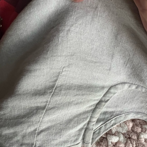 Not Perfect Linen ice blue porto top - Picture 4 of 4